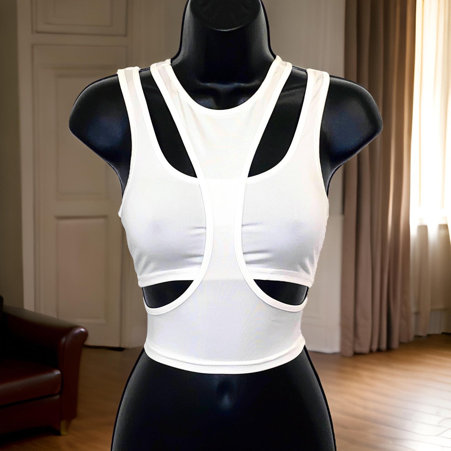 Frosty Slice Crop Top