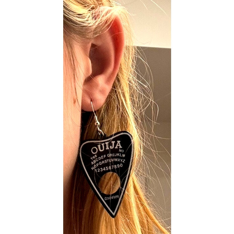 Ouija Planchette Earrings