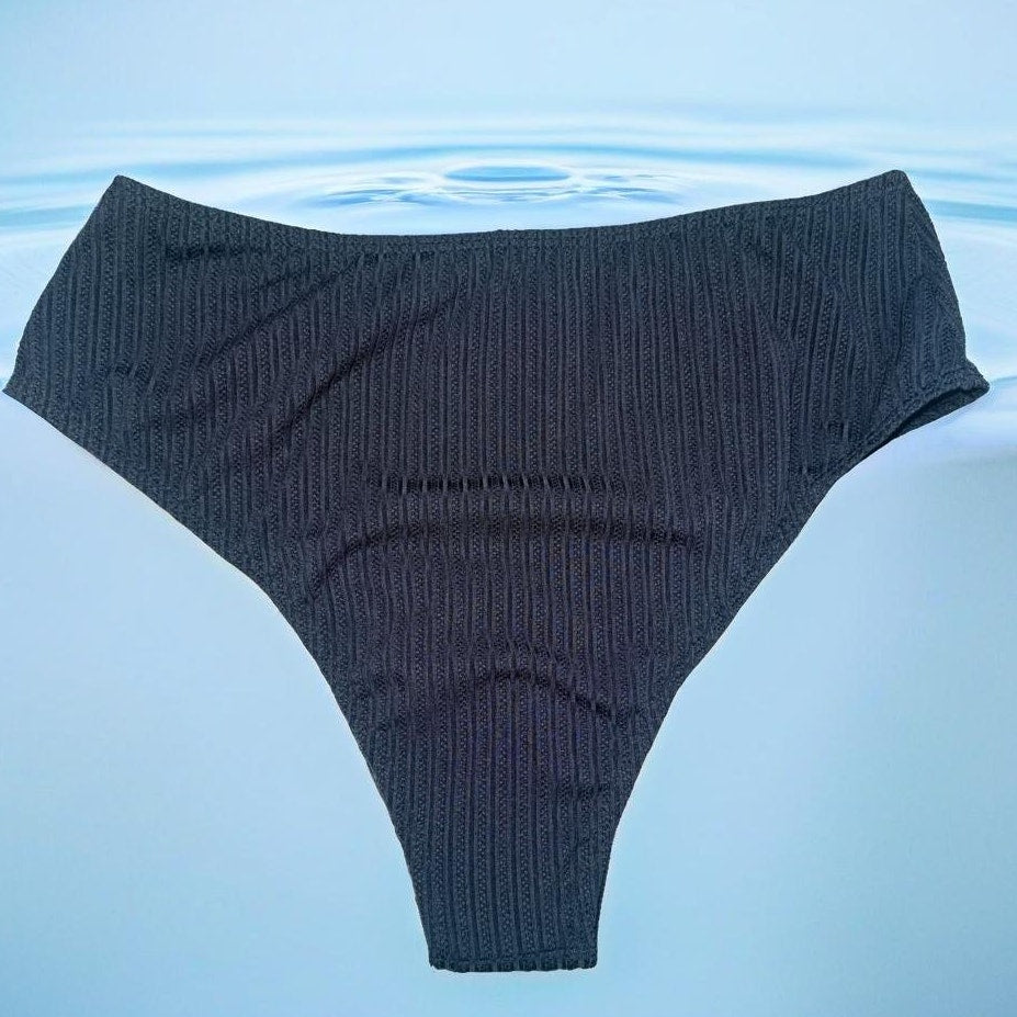 Black Swim Brief Bikini Bottoms