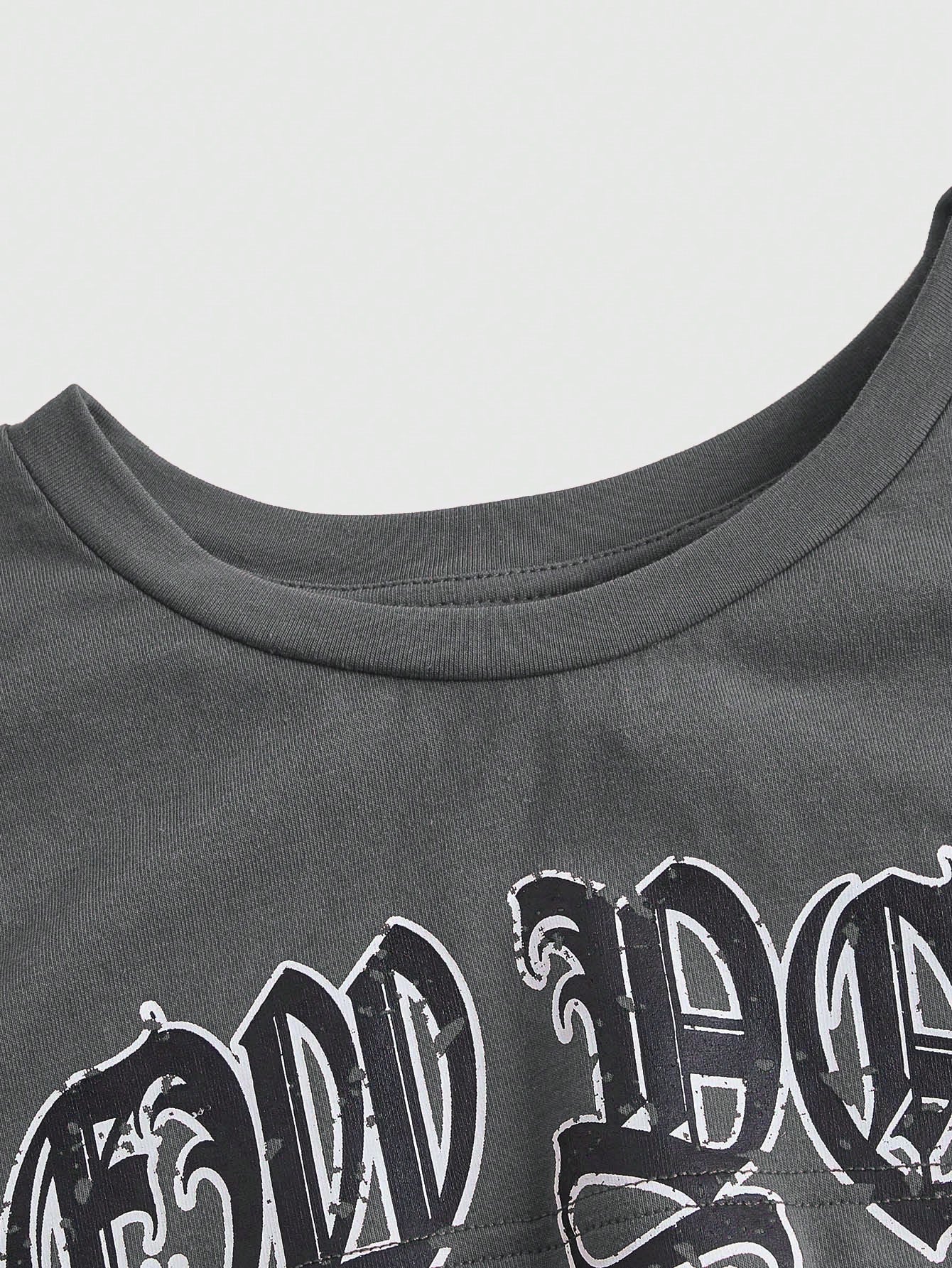 Rebel Script Ultra Crop Shirt