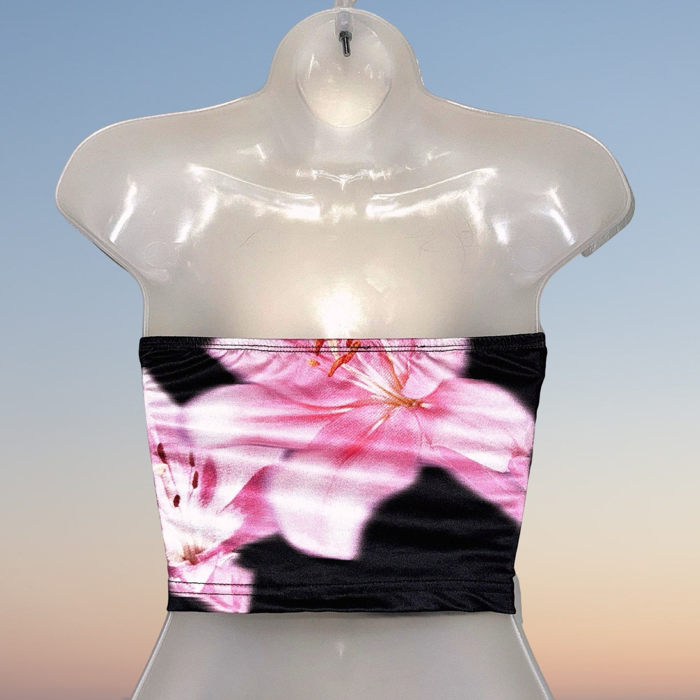 Lily Noir Bloom Tube Top