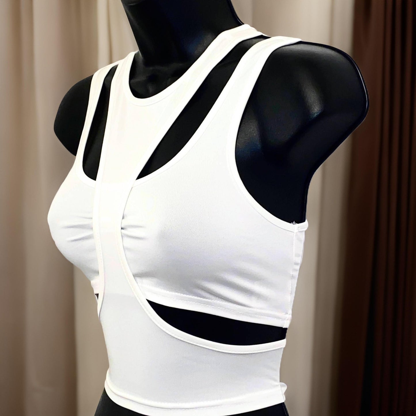 Frosty Slice Crop Top