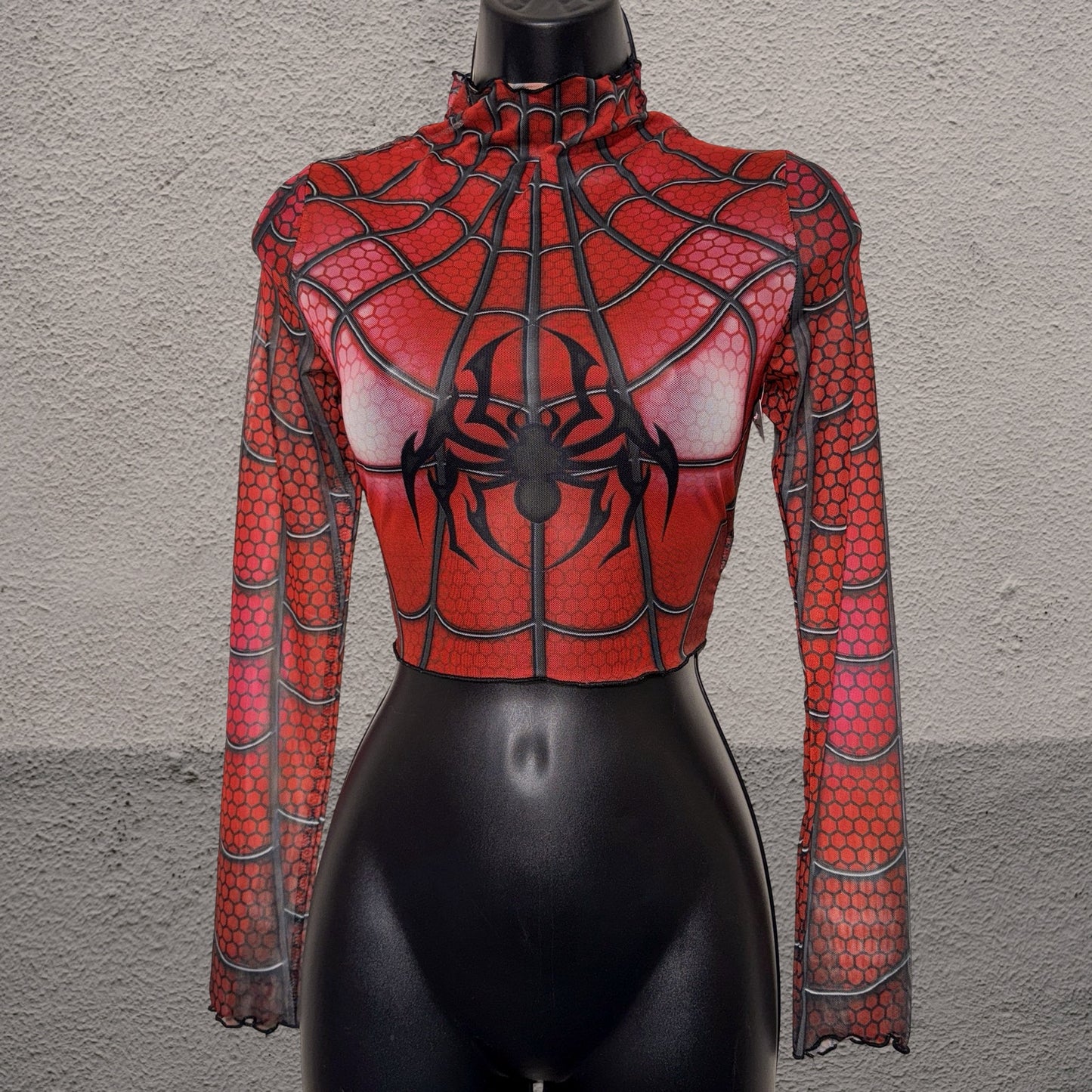 Web Weaver Sheer Crop Top