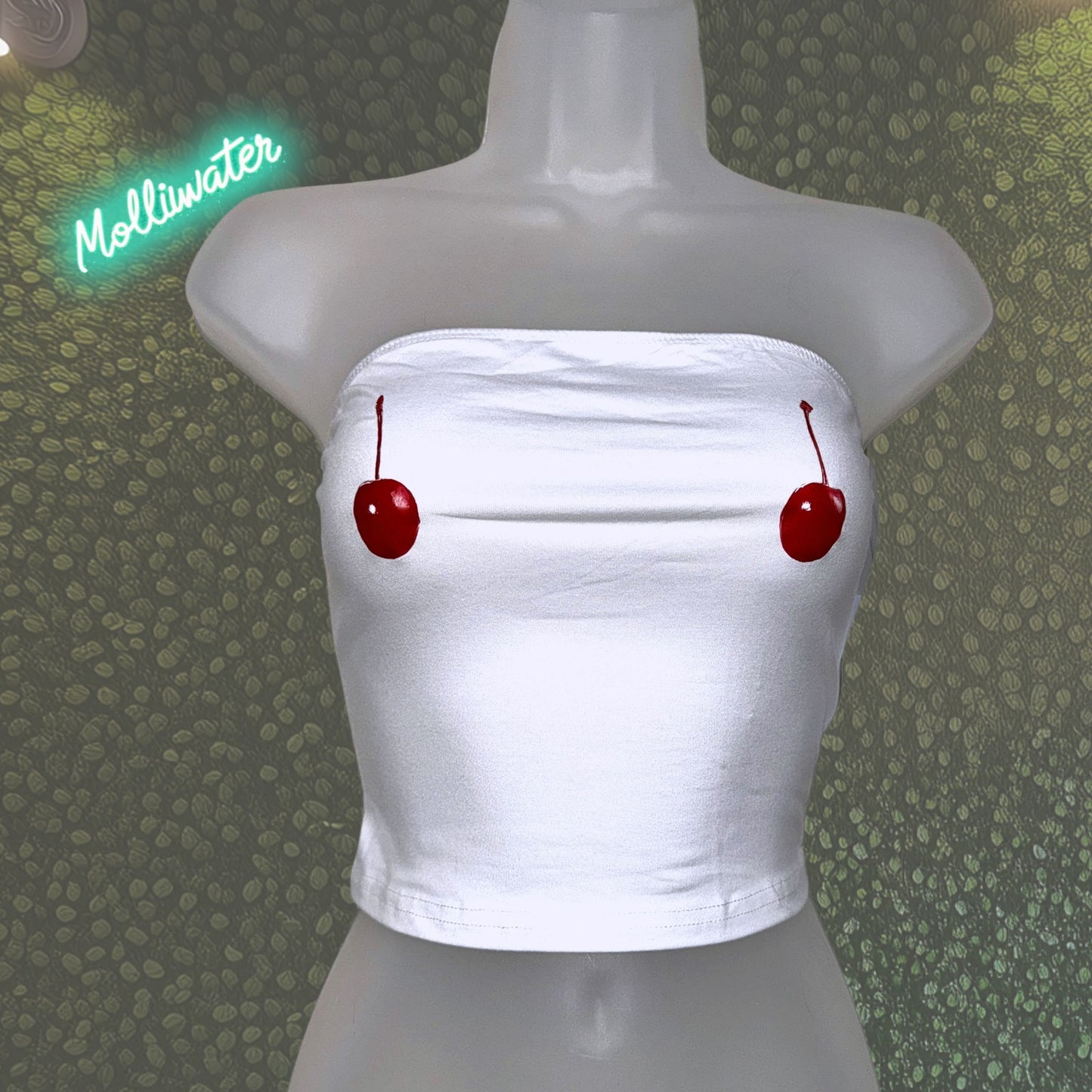 Cherry Pop Tube Top Y2k 90s