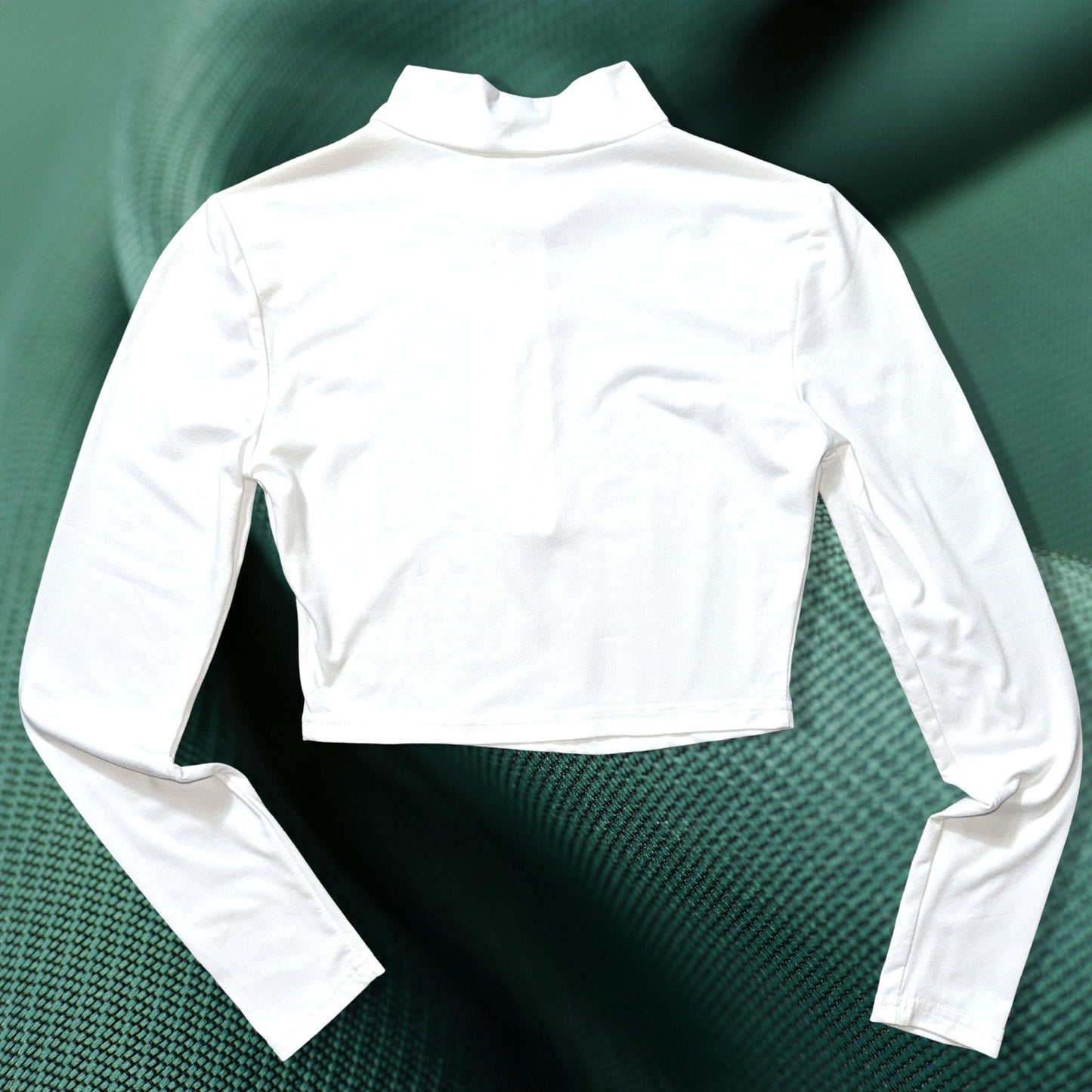 Cloud Zip Crop Top