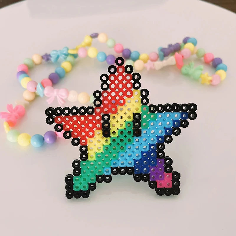 Glow Groove Rave Pacifier Kandi Necklace