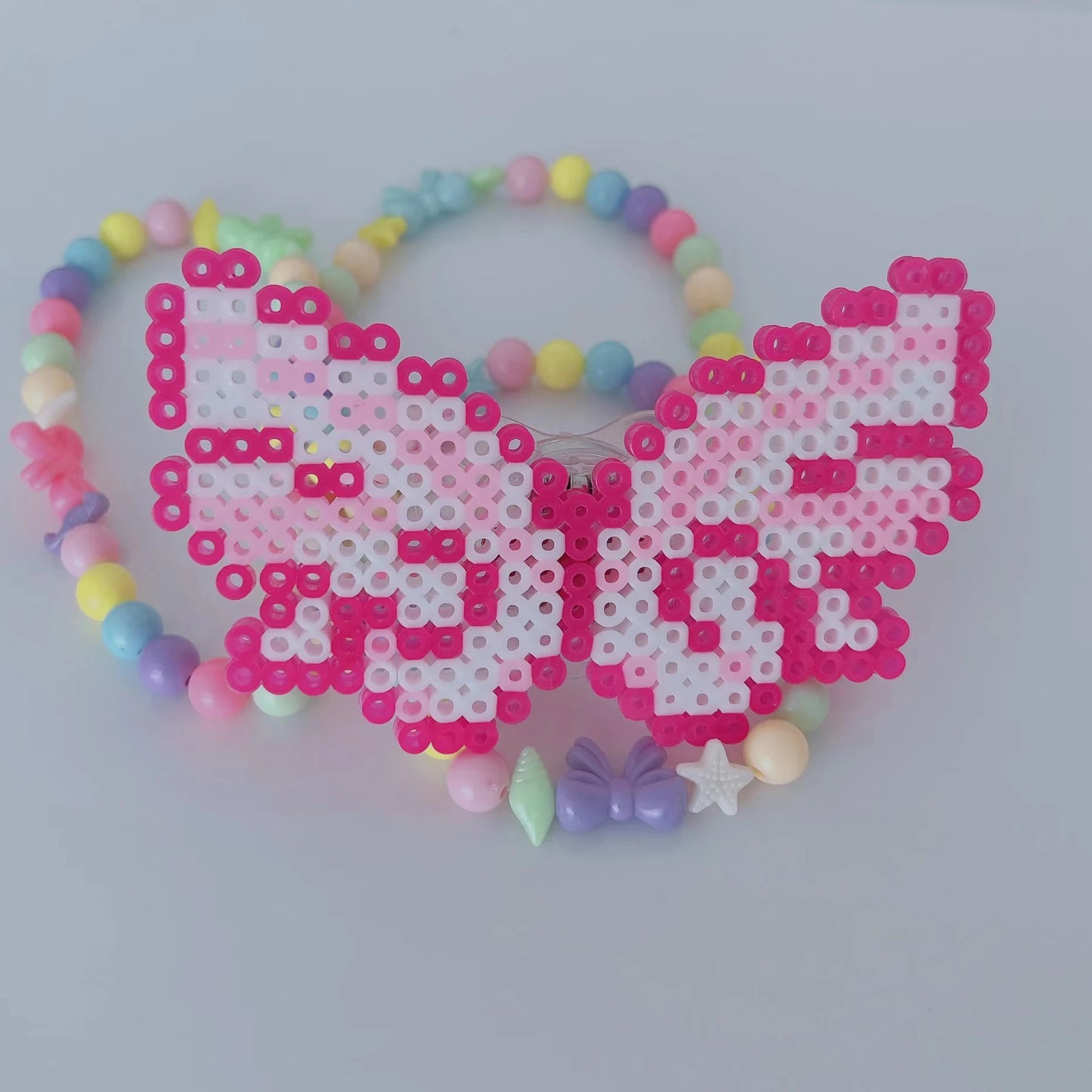 Glow Groove Rave Pacifier Kandi Necklace