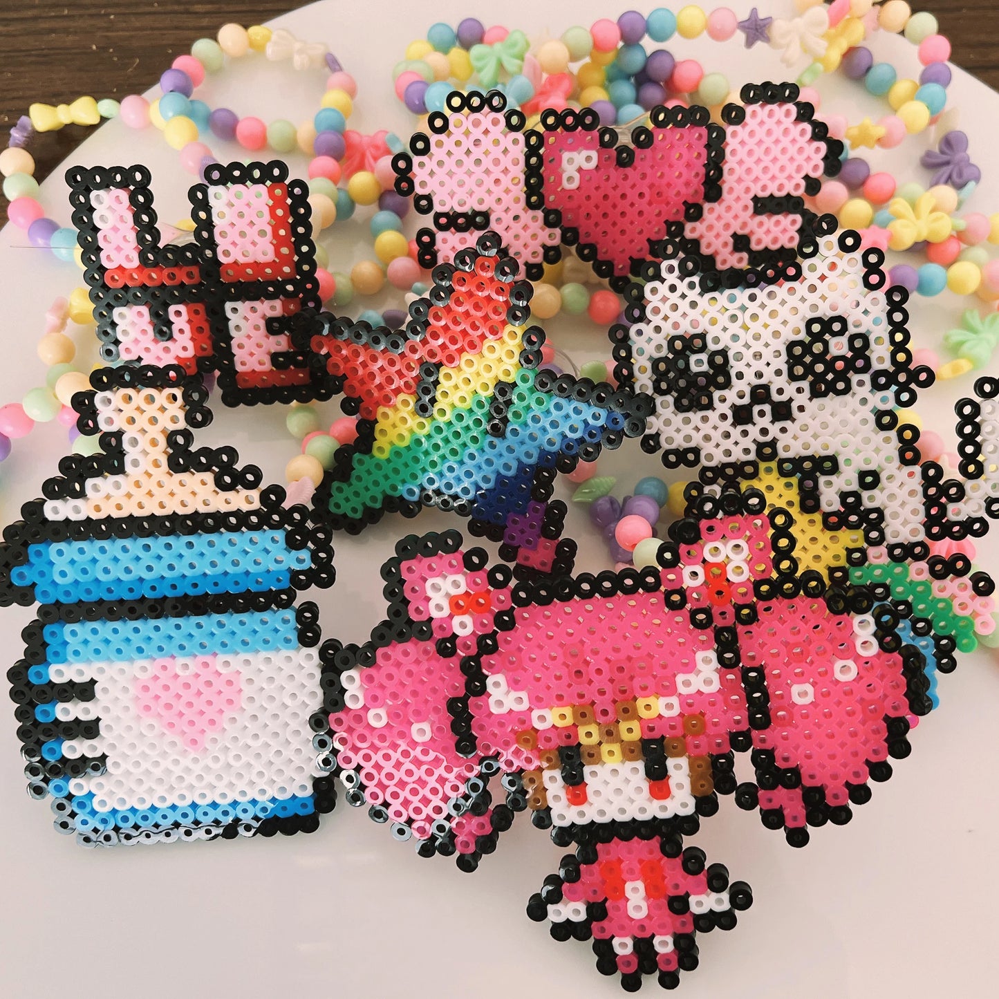 Glow Groove Rave Pacifier Kandi Necklace
