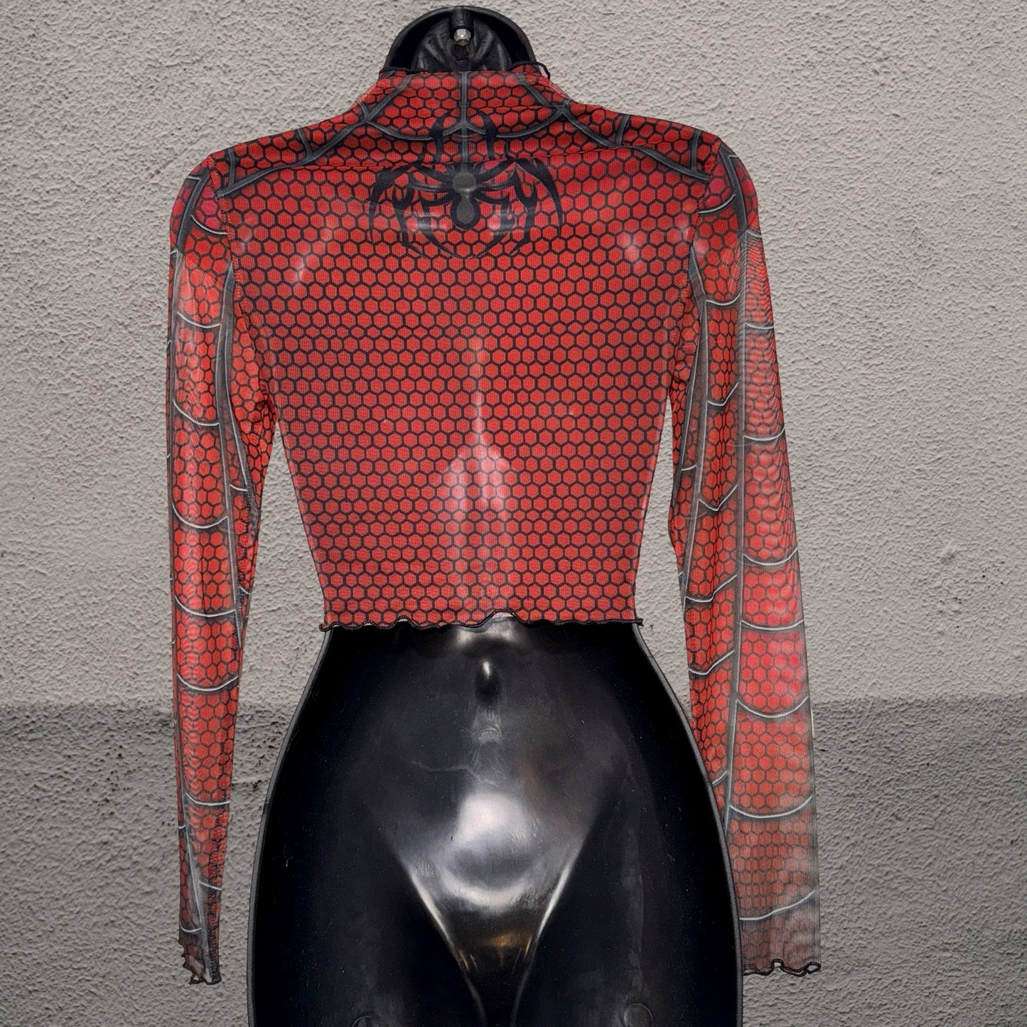 Web Weaver Sheer Crop Top