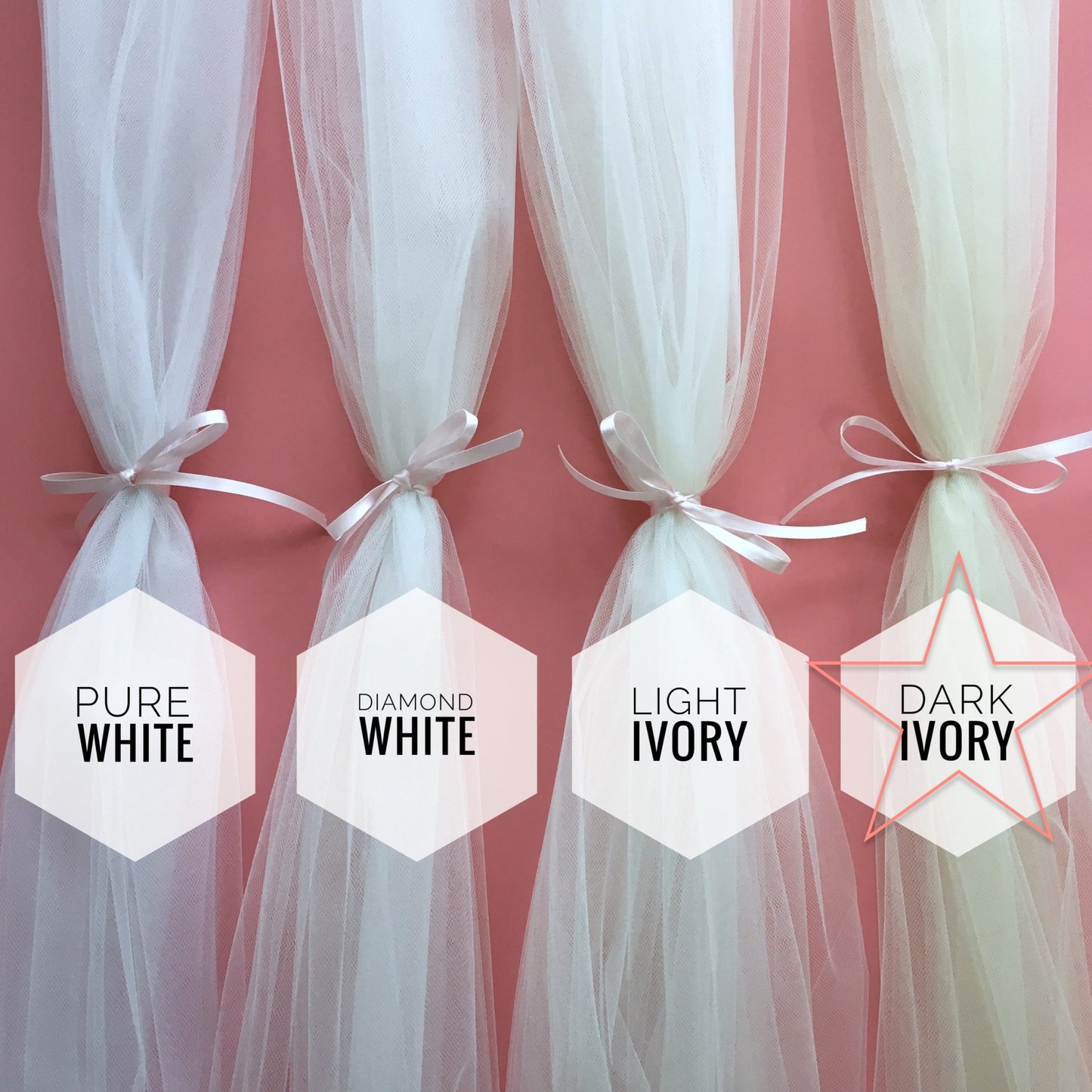 Celestial Pearl Veil - Ivory