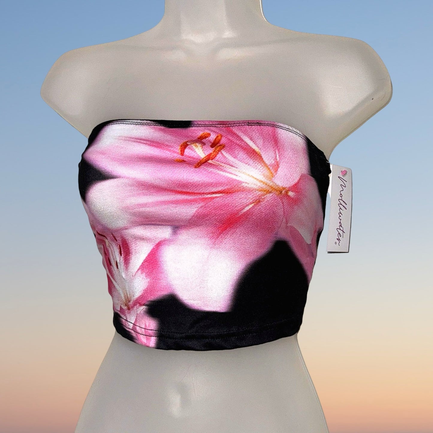 Lily Noir Bloom Tube Top