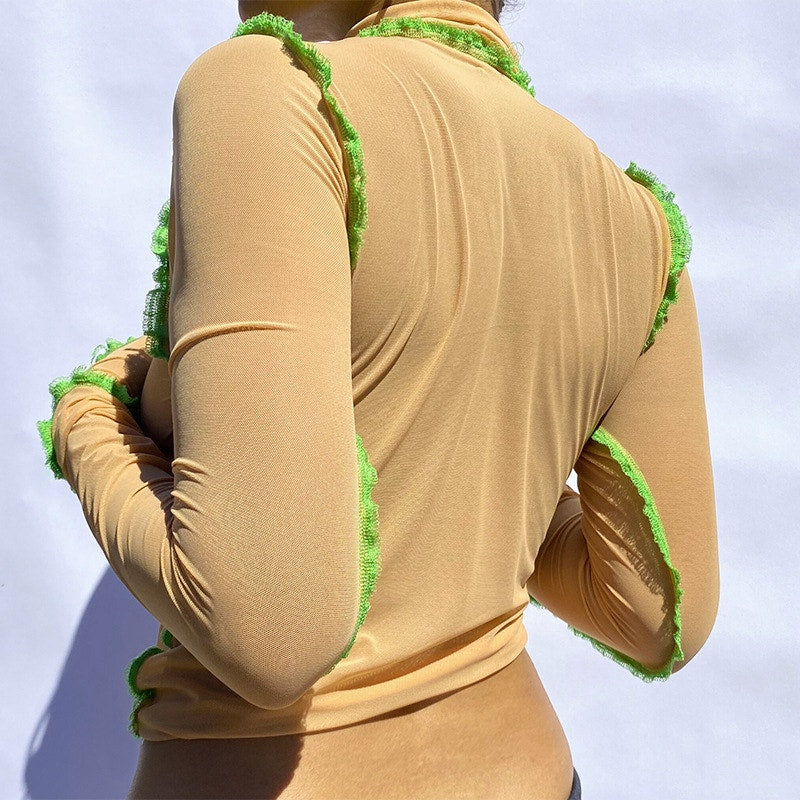 Vivid Mesh Statement Top