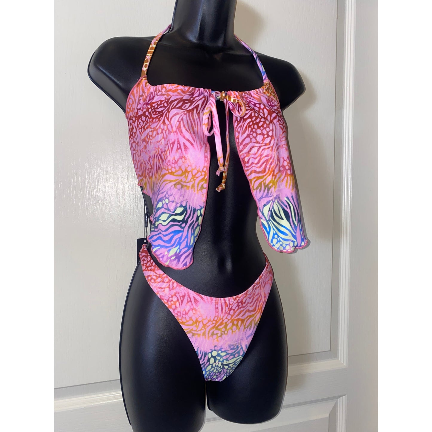 Animal Instinct Print Swimsuit Bikini