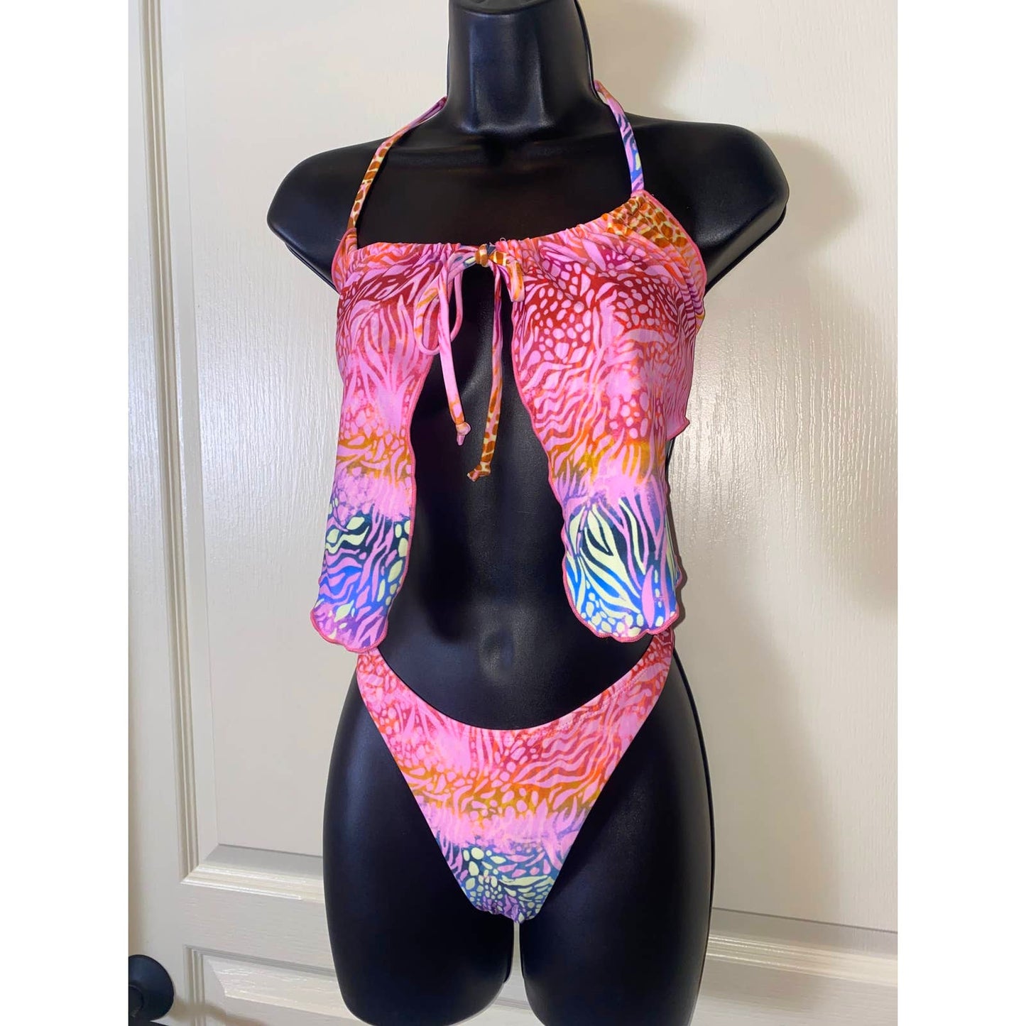 Animal Instinct Print Swimsuit Bikini