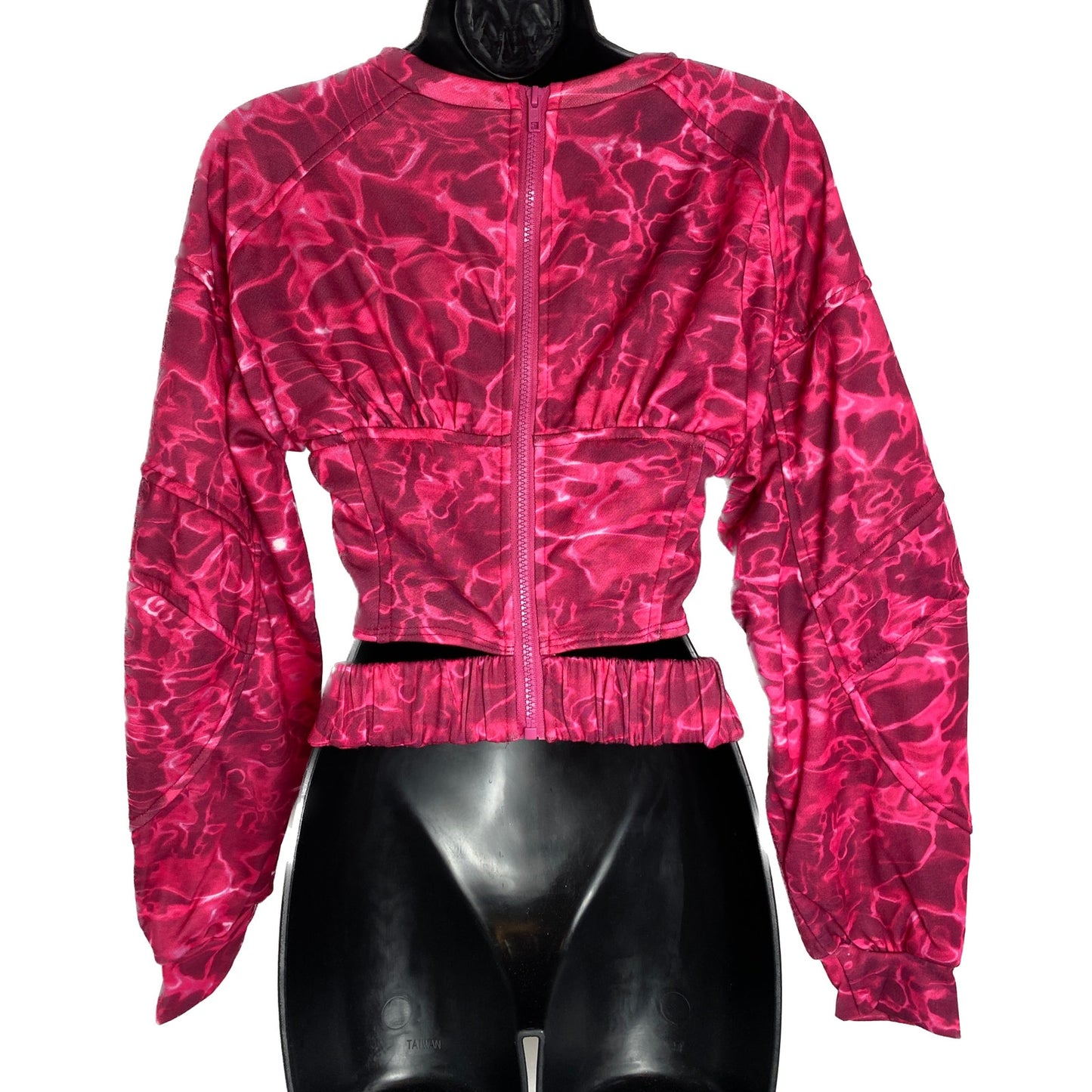 Nana’s Retro Ripple Corset Sweater