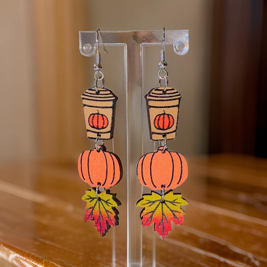 Pumpkin Spice Vibes Earrings