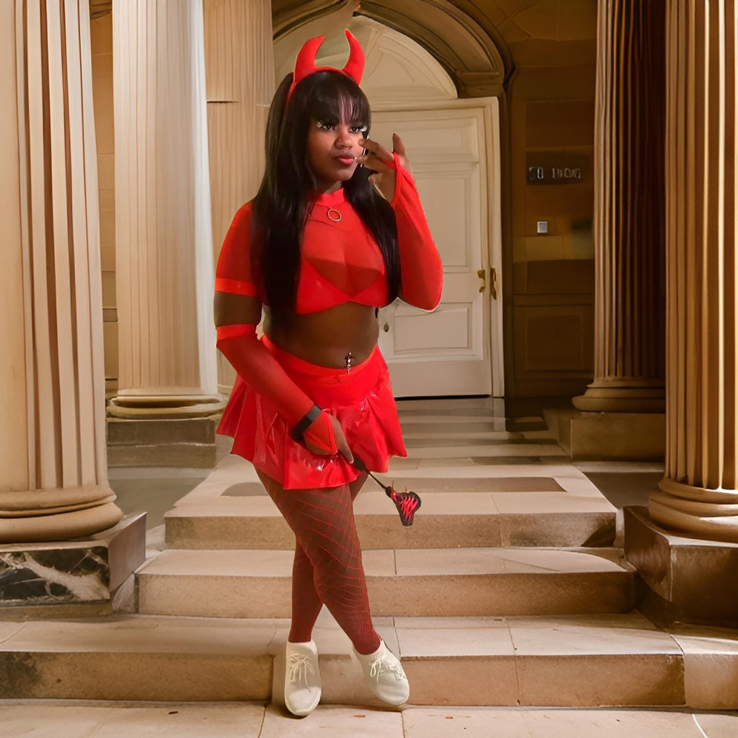 Red Hot Devil Costume Set