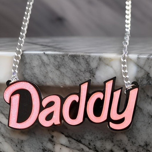 "Daddy" Barbie Necklace