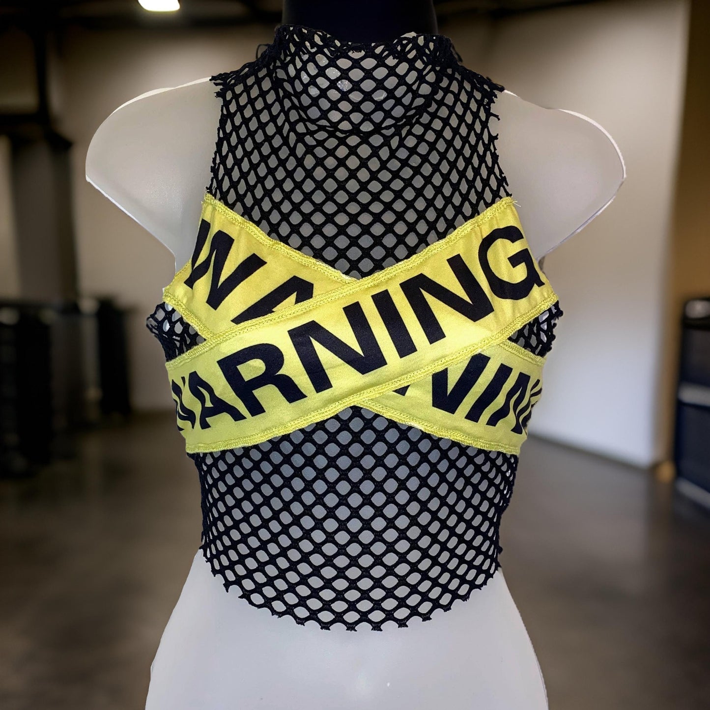 Warning Mesh Crop