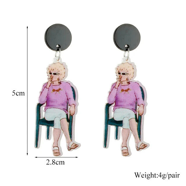 Kath & Kim Acrylic Dangle Earrings