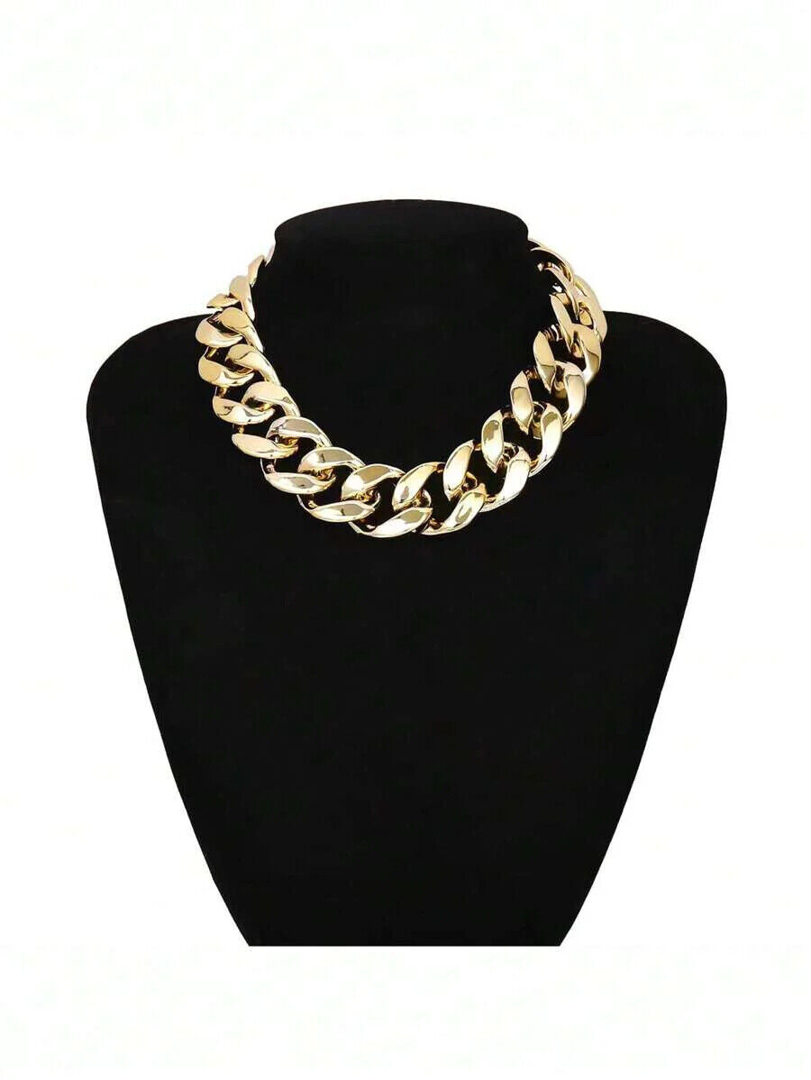 Plastic Cuban Chain Necklace