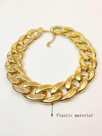 Plastic Cuban Chain Necklace