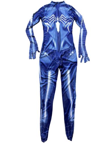 Blue Spiderwoman Jumpsuit Costume