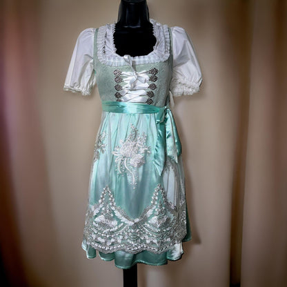 Blue Lace Dirndl Lena