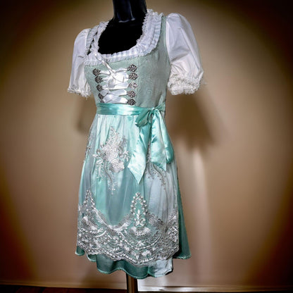 Blue Lace Dirndl Lena