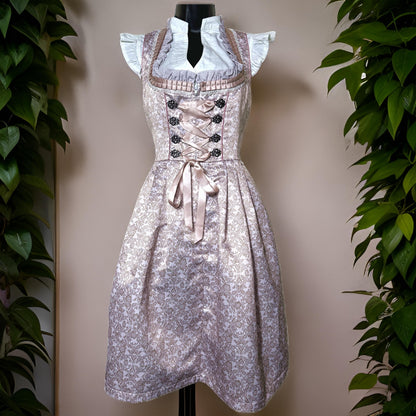 Lavender Jacquard Dirndl Dress Sophia