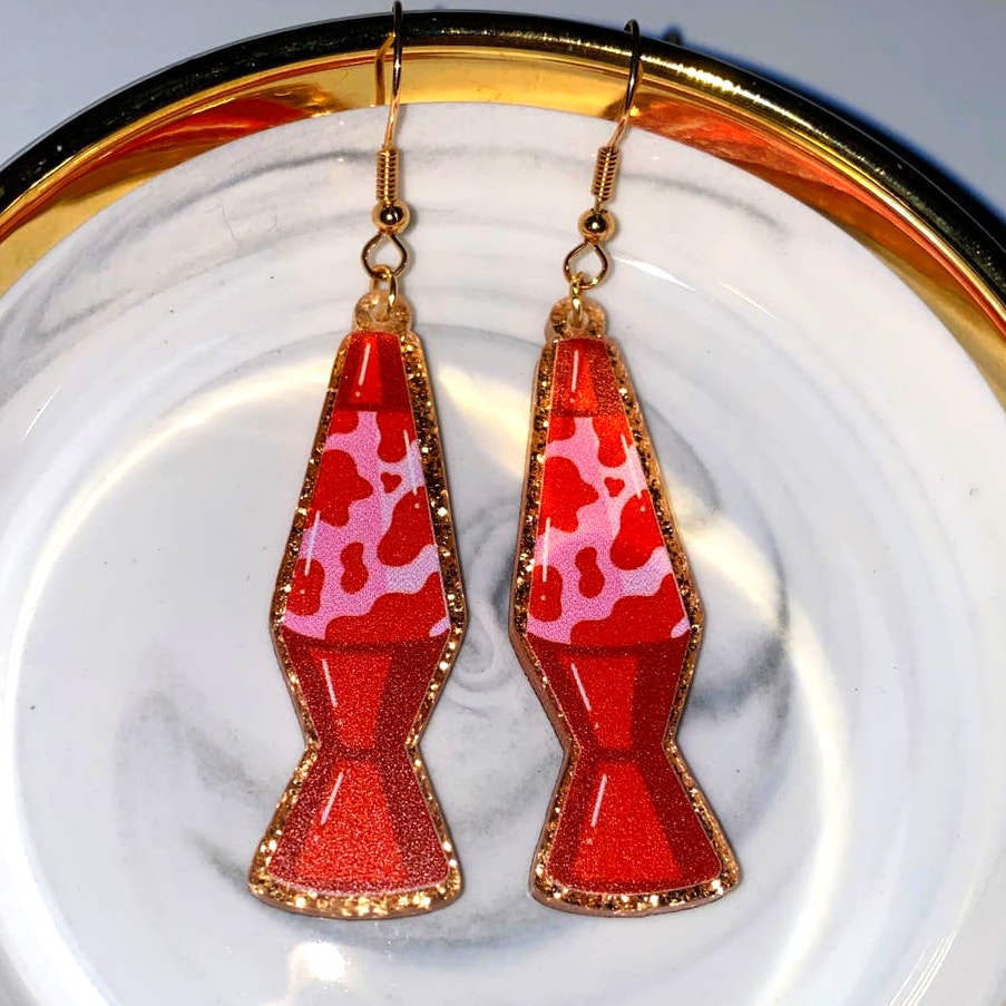 Lava Love Retro Earrings