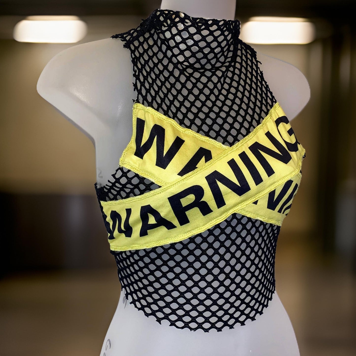 Warning Mesh Crop