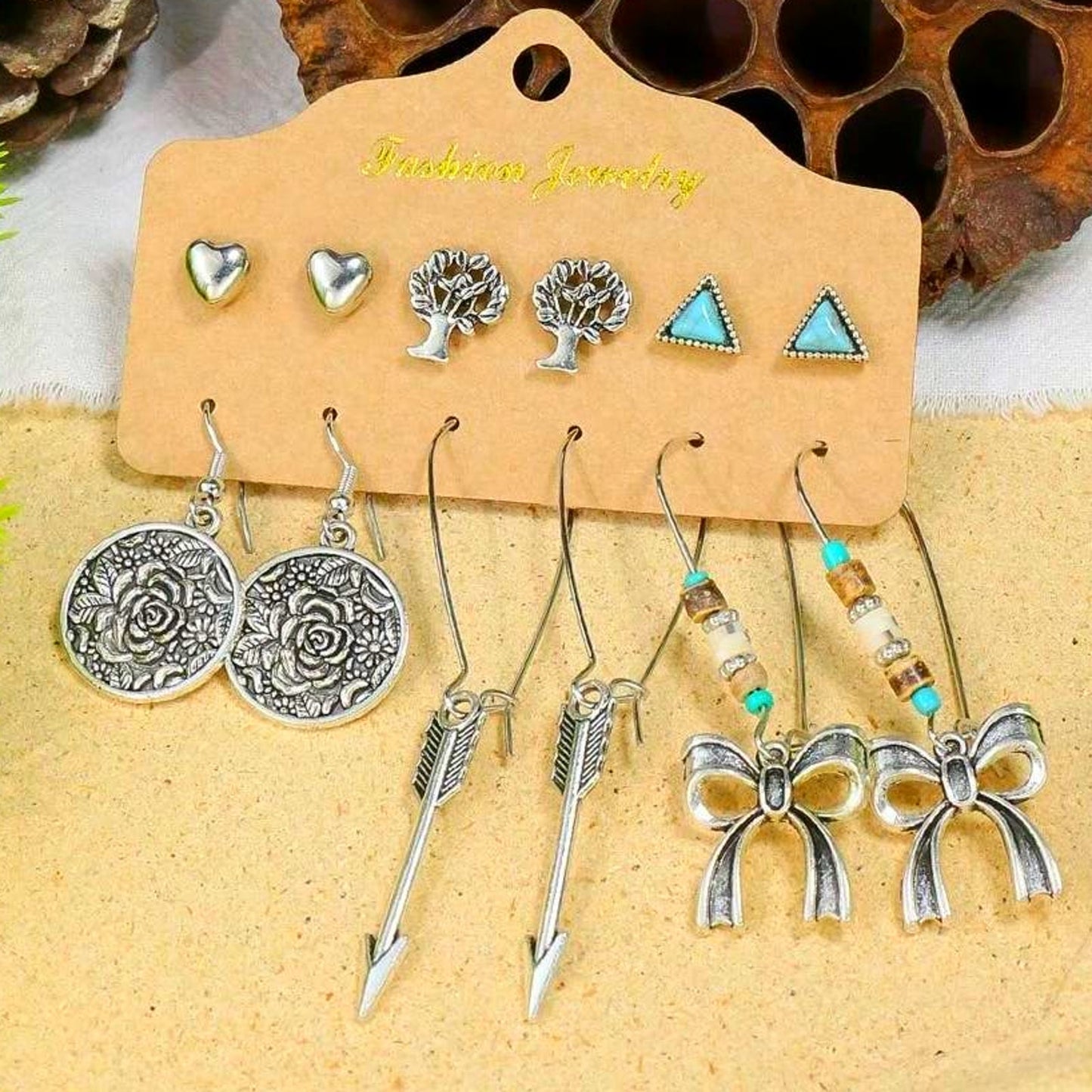 Desert Moon 6 Piece Earring Set