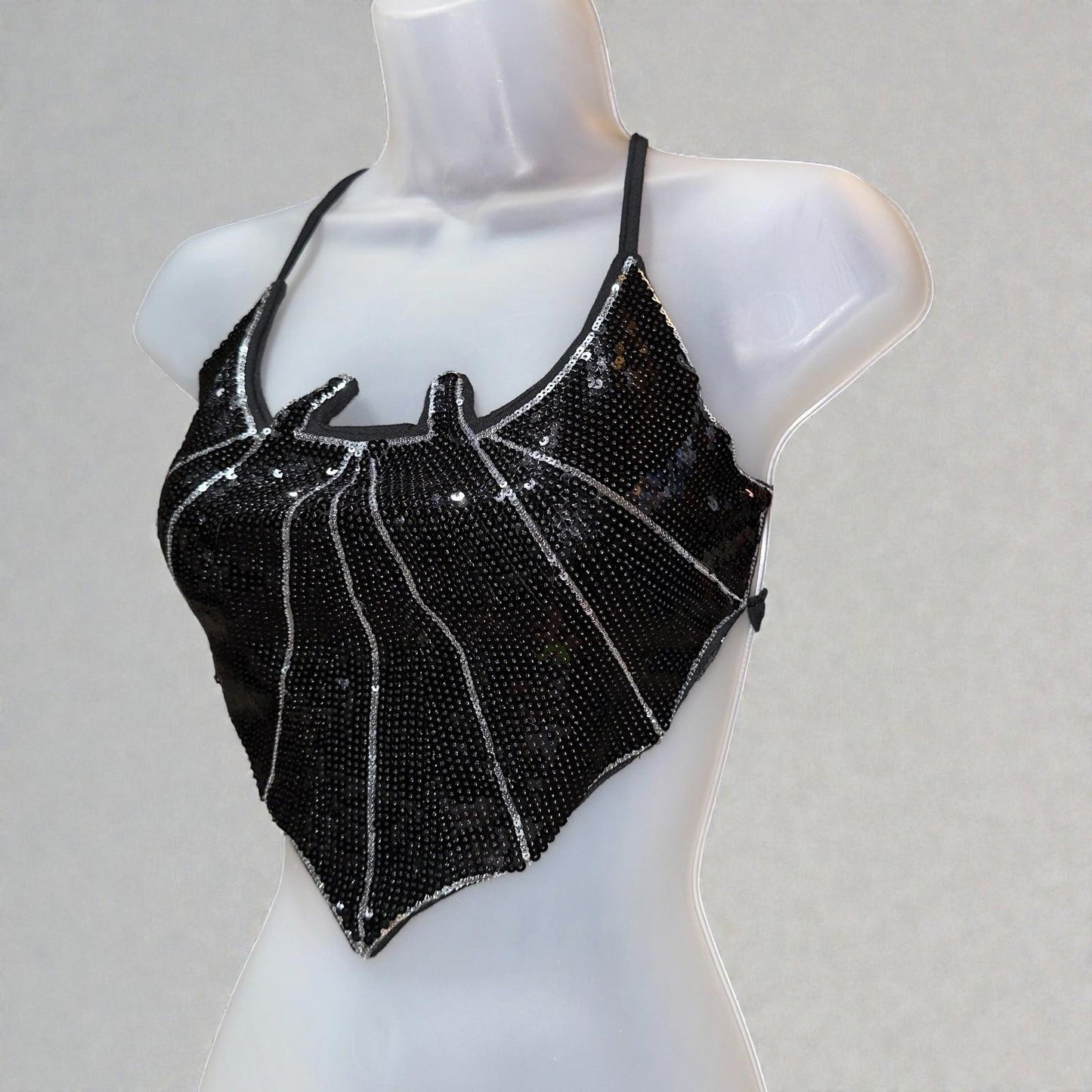 Venom Web Sequin Halter