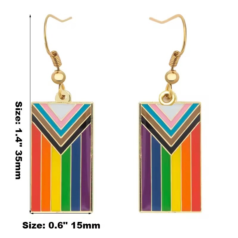 Inclusive Pride Flag Dangles