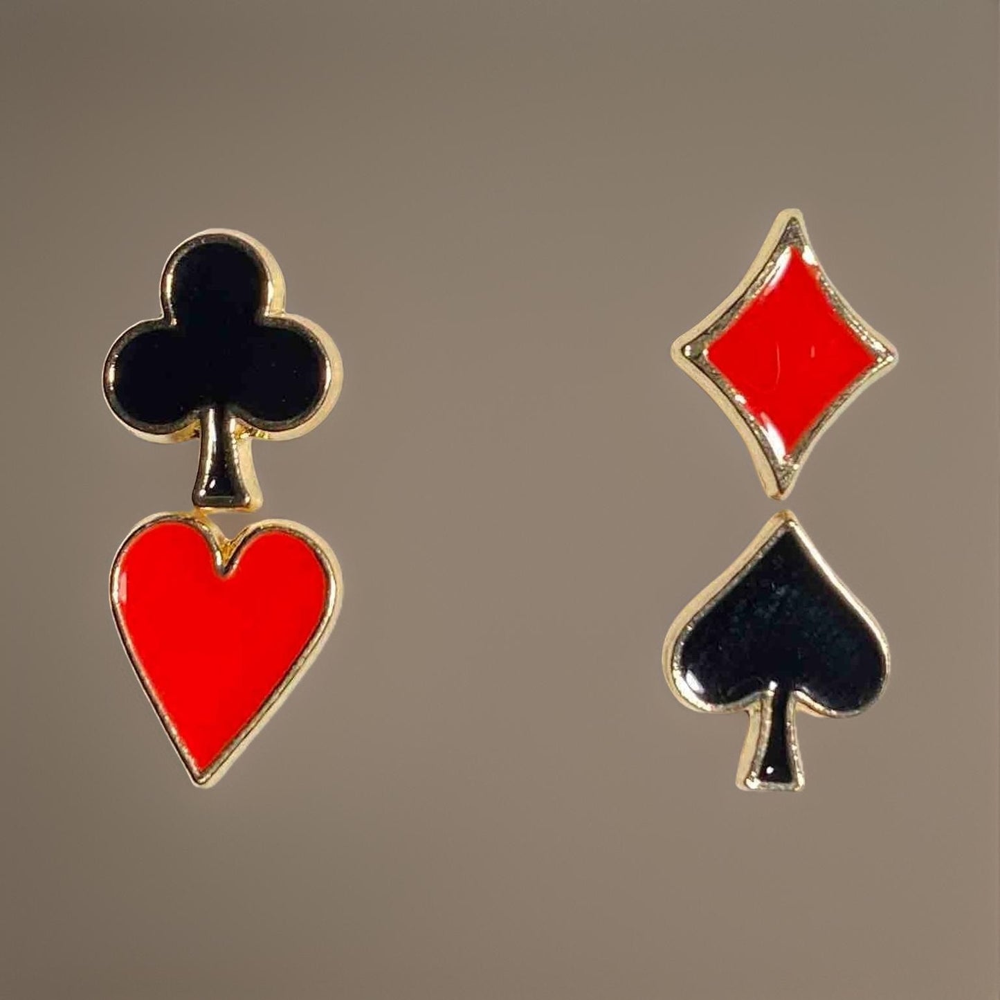 Card Suit Studs