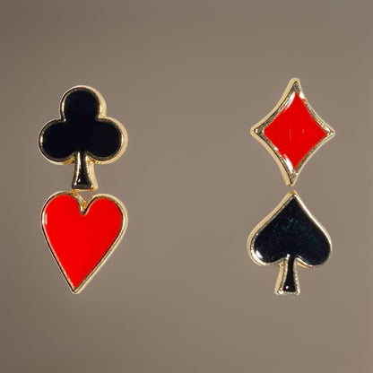 Card Suit Studs