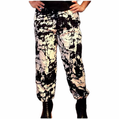 Grunge Print Joggers