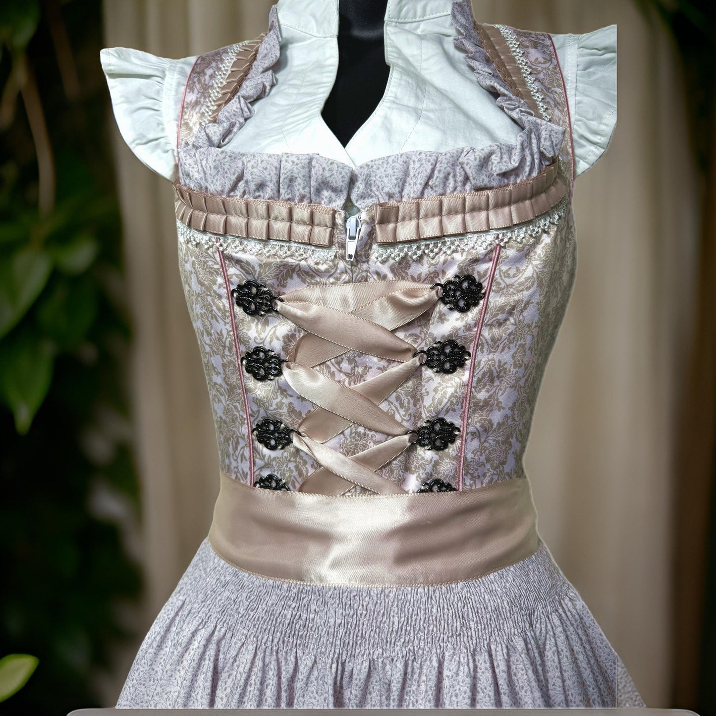 Lavender Jacquard Dirndl Dress Sophia