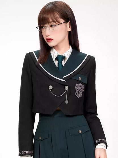 Harry Potter™ X Kyouko Hogwarts Uniform Sailor Crop Jacket