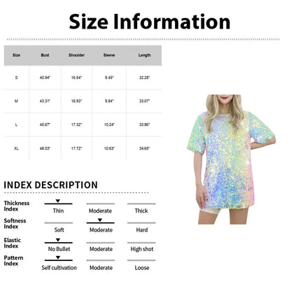 Sparkle Focus Sequin Dress Tee