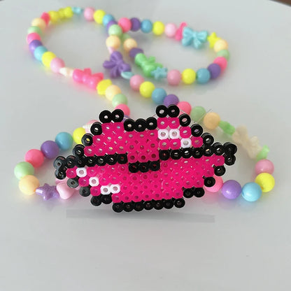 Glow Groove Rave Pacifier Kandi Necklace