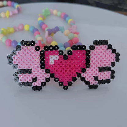Glow Groove Rave Pacifier Kandi Necklace