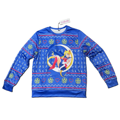 Crescent Snowflake & Chill Sweater