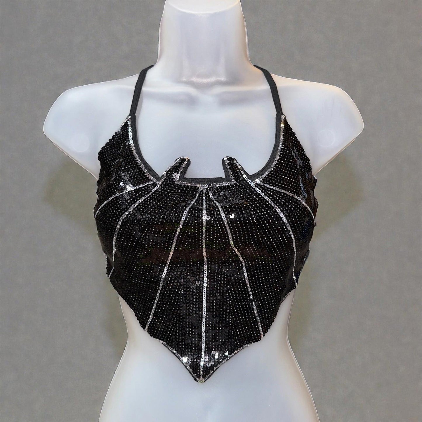 Venom Web Sequin Halter