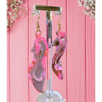 Pink Barbie Dream Shoes Earrings