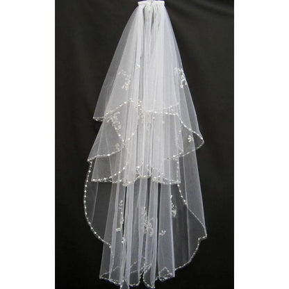 Crystal Dew Veil - White