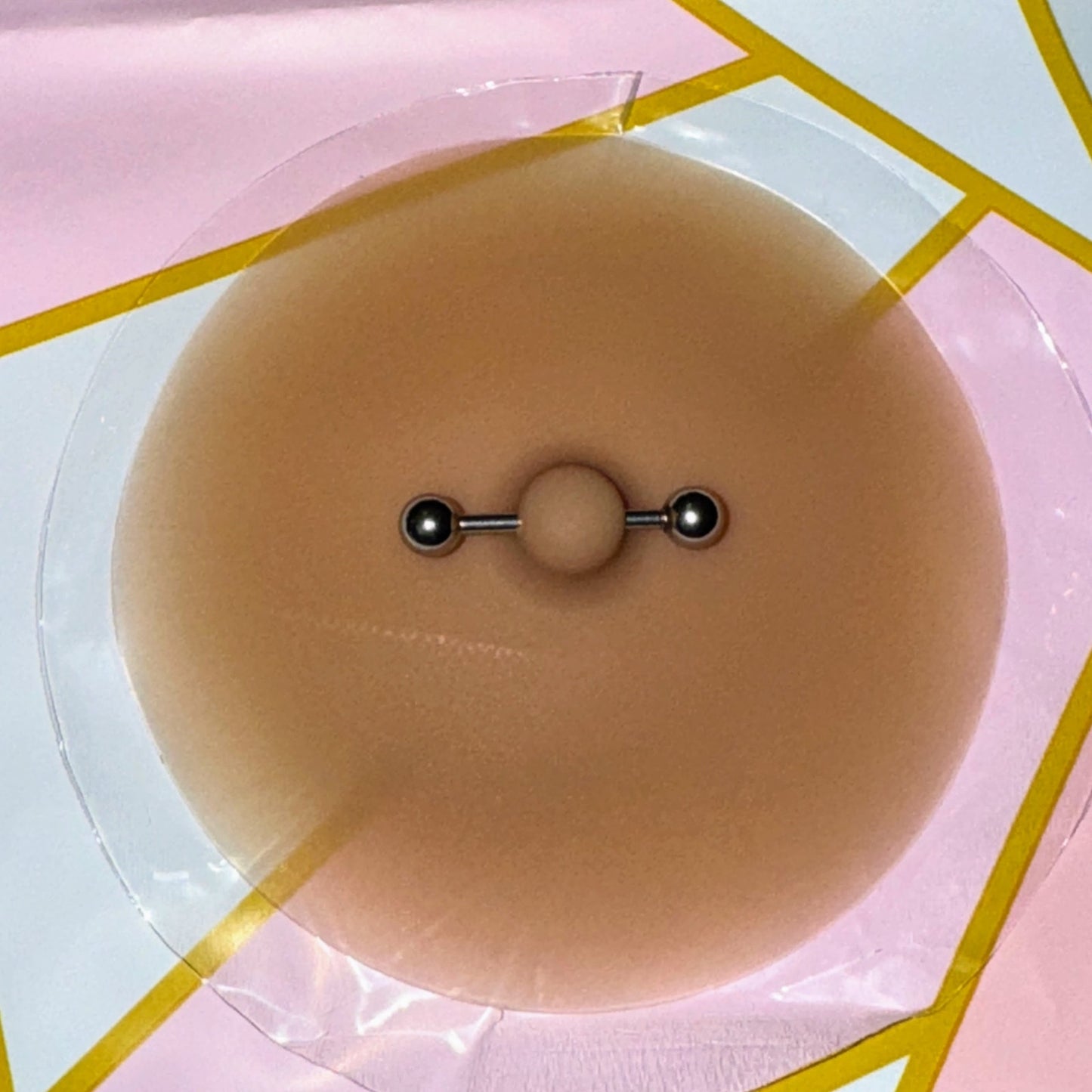 Piercing Tease False Pierced Nipple Pasties