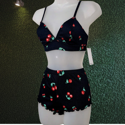 Wild Cherry Nights Pajama Set