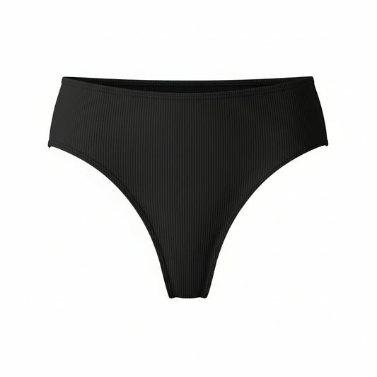 Black Swim Brief Bikini Bottoms